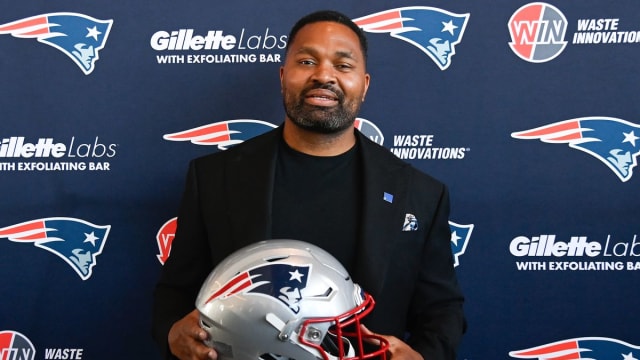 New England Patriots head coach Jerod Mayo